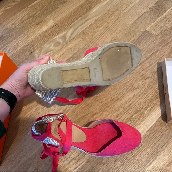 Castaner Chiara Red Espadrilles - Picture 4 of 7